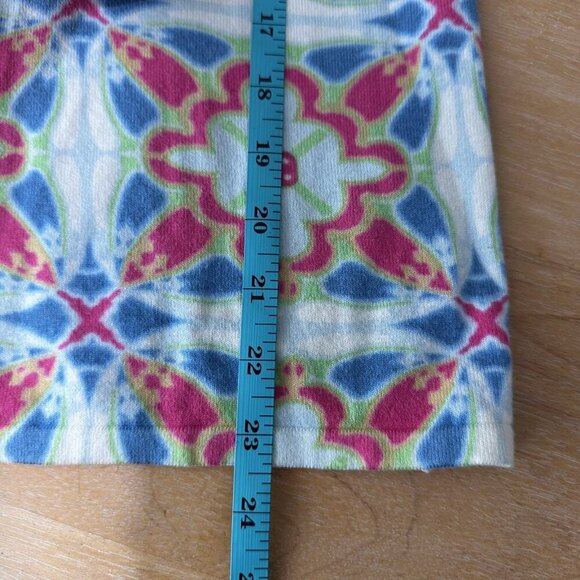 J McLaughlin Cardigan Sweater Womens Medium Floral Button Up Retro Print Knit - Picture 12 of 12